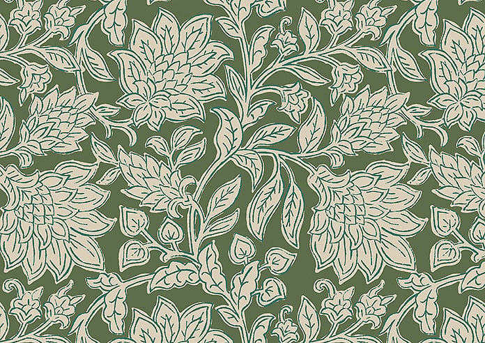 Land & Shore Rowallane, Green - Roman Blind - Image 7